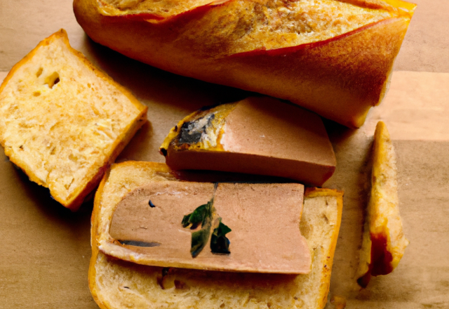 Foie gras et pain de campagne