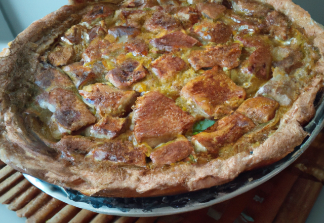 Tourte au poulet marocaine