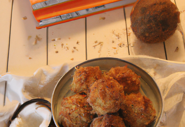 Boulettes croquantes à la noix de coco