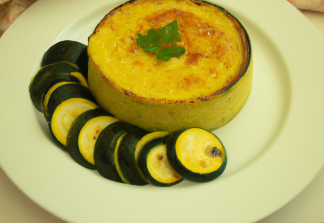 Flan de courgettes traditionnel