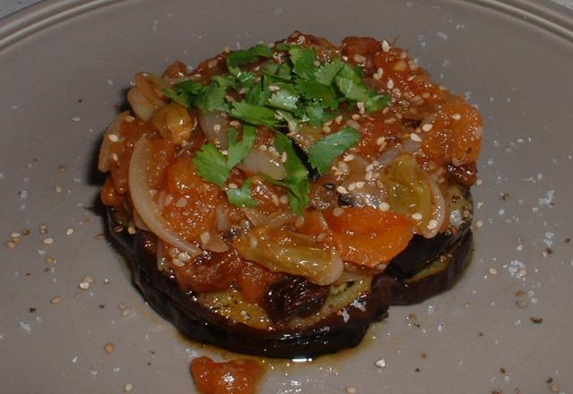 Aubergines au sésame