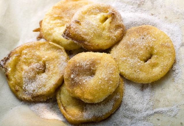 Beignets aux pommes et Calvados