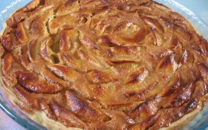 Tarte aux pommes crémeuse