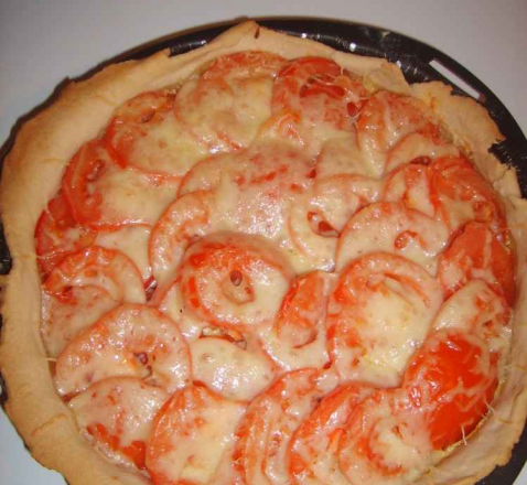 Tarte d'été à la tomate