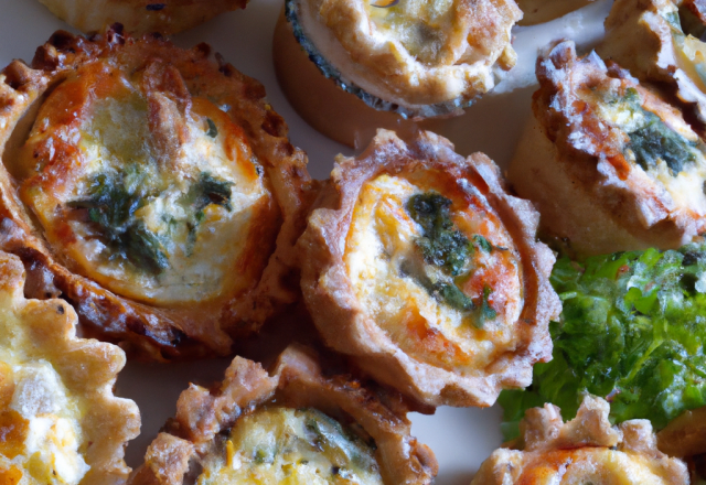 Mini quiche au hareng ou autre poisson