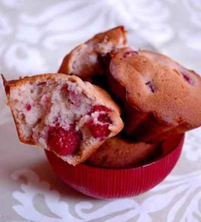 Mini cakes aux framboises