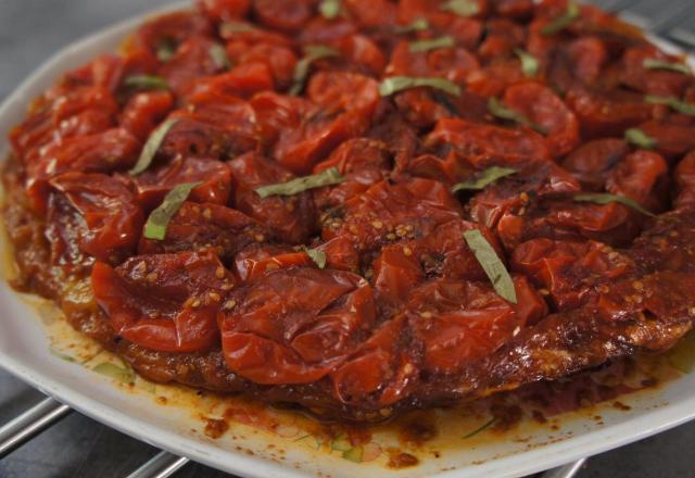 Tatin aux tomates cerises