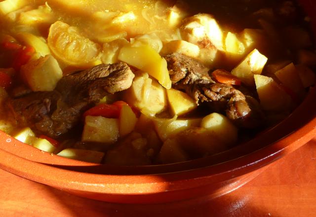 Tajine d'agneau aux carottes