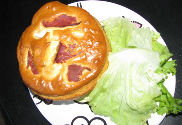 Cake chèvre et jambon cru