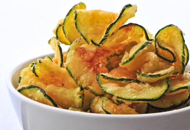 Chips de courgettes