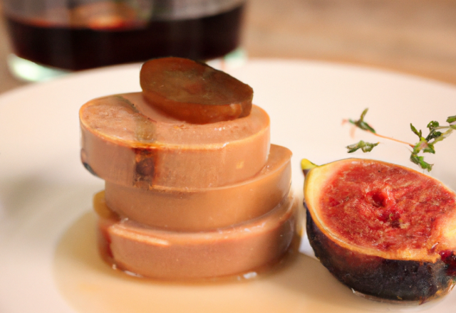 Terrine de foie gras figues et cognac