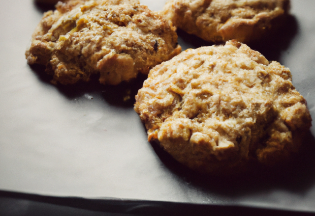 Cookie céréalier et vanillé