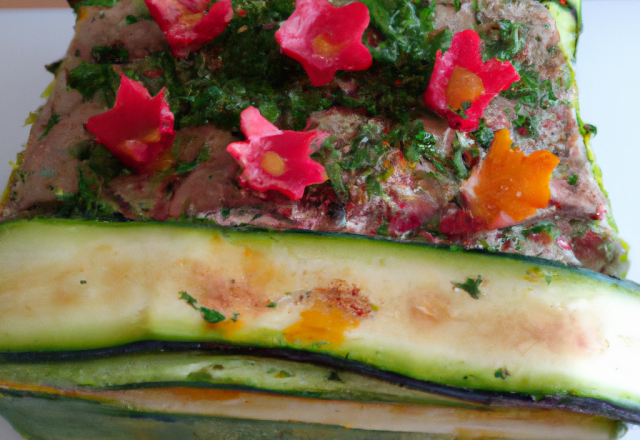 Terrine de courgettes économique