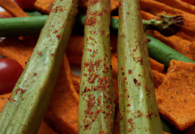 Barres aux légumes épicées