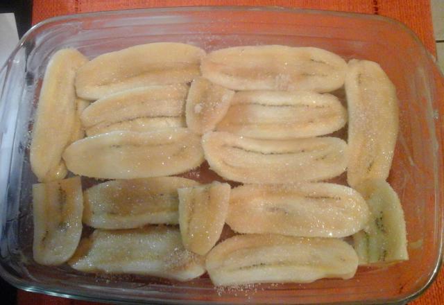 Bananes gratinés à la créoles