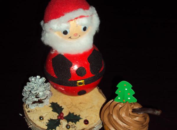 Cupcake saveur de Noël