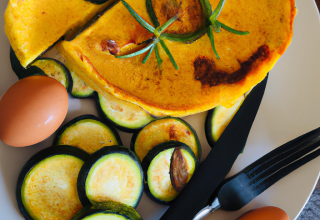 Flan courgettes