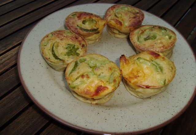 Muffins courgette fromage