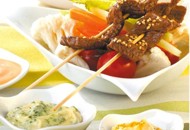 Brochettes de Rumsteck