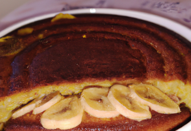 Gâteau à la banane savoureux