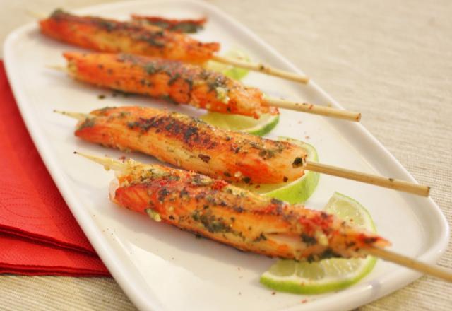 Brochettes de Coraya Suprêmes marinés à la coriandre