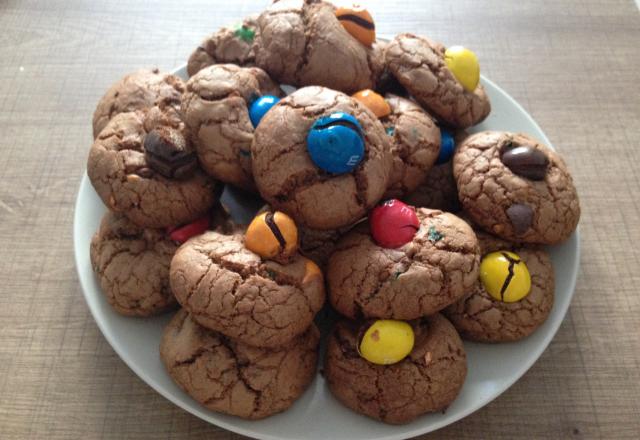 Cookies chocolat m&ms