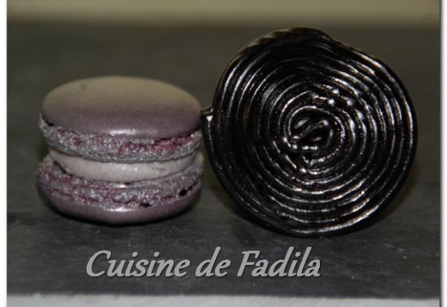 Macarons à la réglisse