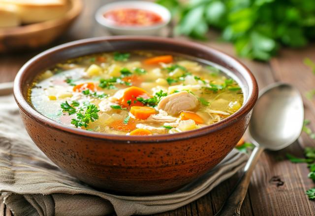 “C’est vraiment mon repas du dimanche soir” : à l’approche de l’automne, cette recette de soupe de poulet est idéale !