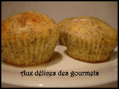 Muffins au citron et au pavot