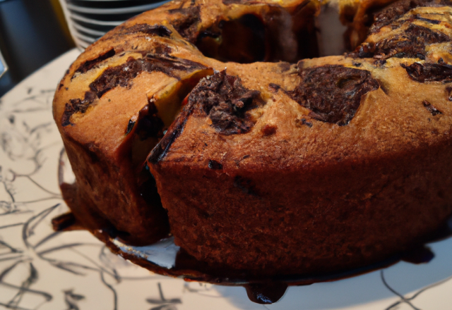 Gâteau fondant au chocolat et léger