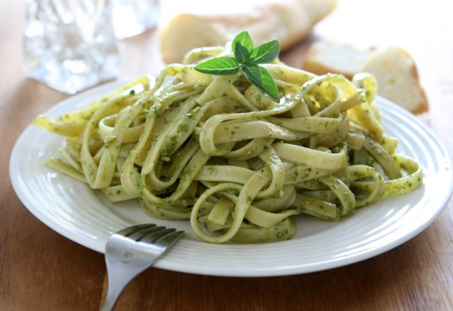 Tagliatelles à la crème à l'ail des ours