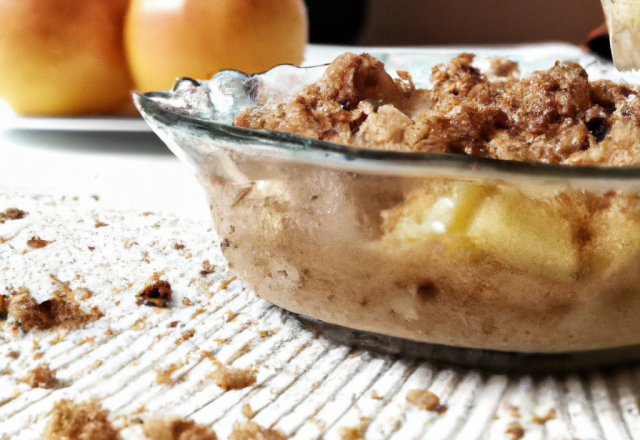 Apple crumble