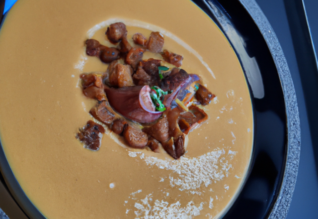 Velouté de marrons au foie gras