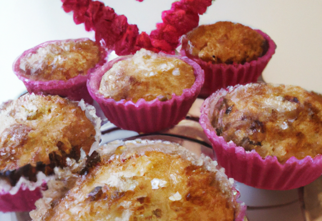 Muffin coco au cœur fondant