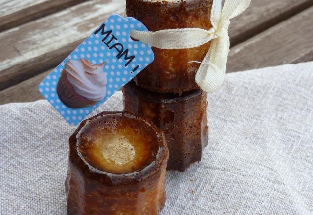 Mini-cannelés caramélisés