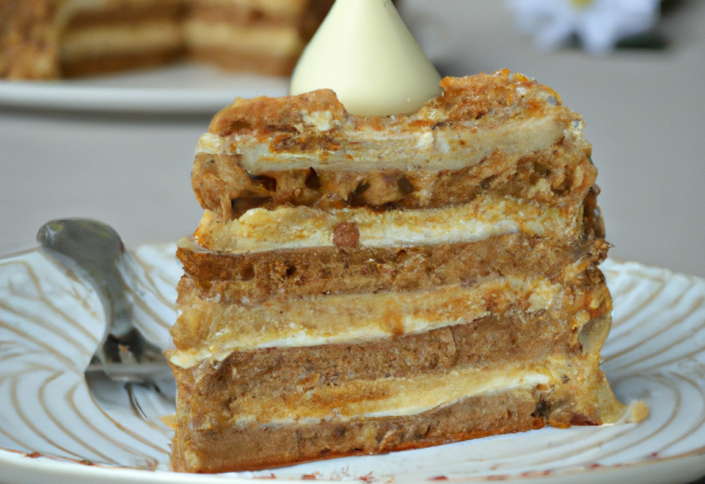 Gâteau à la crème de marron rapide