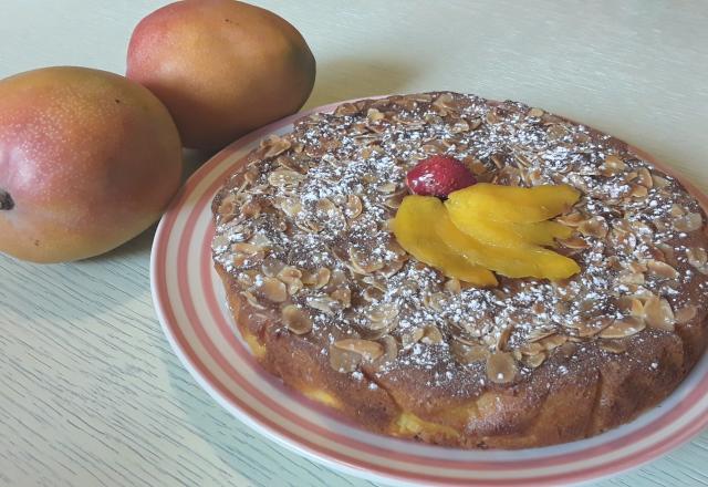 Gâteau coco mangue