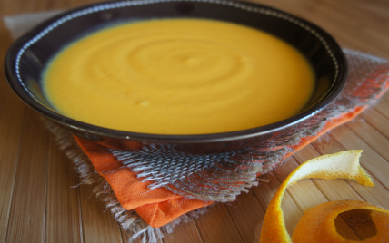 Velouté de carottes à l'orange rapide