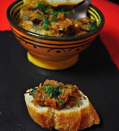 Zaalouk ou Dips d'aubergine