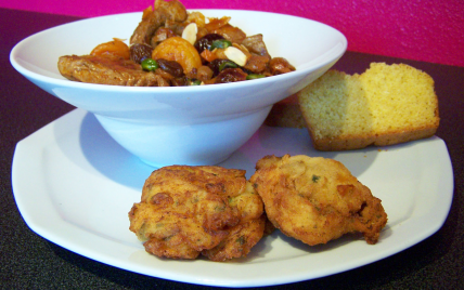 Stew d'agneau à ma façon, cornbread et galettes de pommes de terre