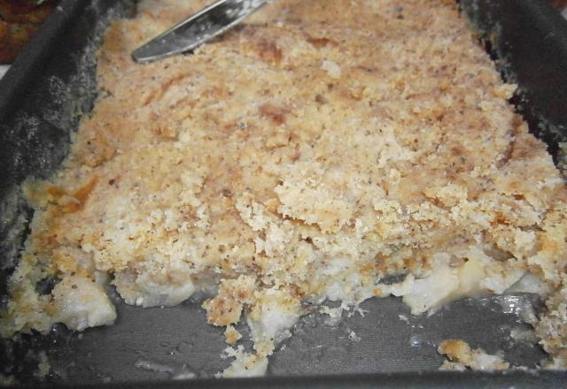 Crumble poires-noisettes