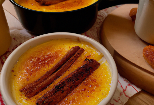 Crème brûlée au pain d'épice