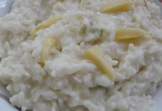 Risotto crémeux au fenouil