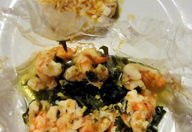 Papillottes de crevettes aux saveur d'Asie