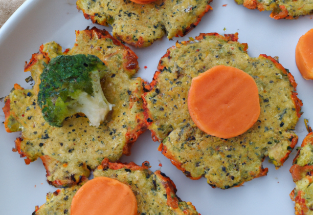 Galettes de brocoli et carottes