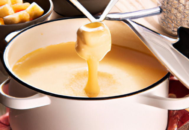 Fondue crémeuse à l'érable