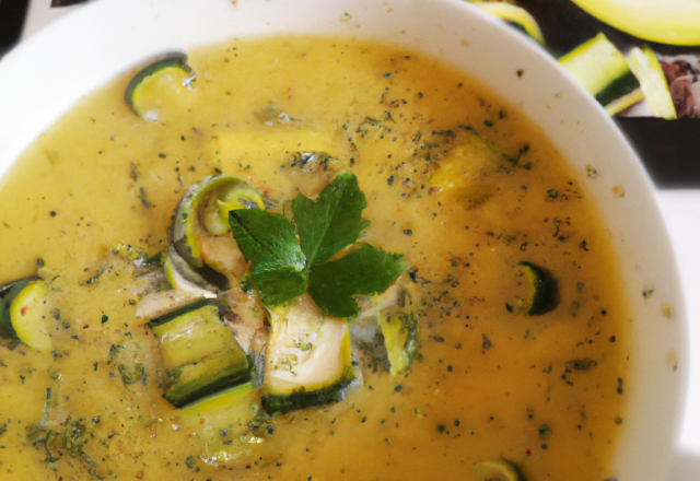 Ma soupe de courgettes