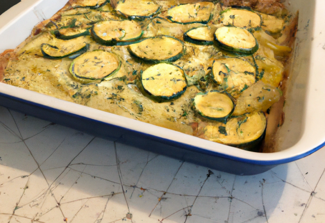 Gratin de courgettes à la pomme de terre