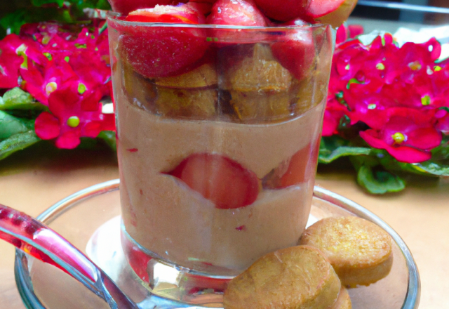 Verrine fraise - speculoos