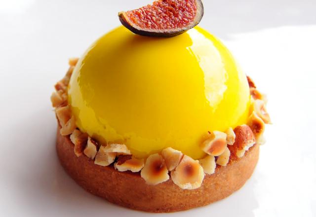 Tarte corse citron, châtaigne et figues